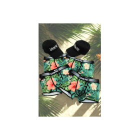 Pack 4 Boxer LM2402-67ARO LOOKME + 2 Casquettes Offertes